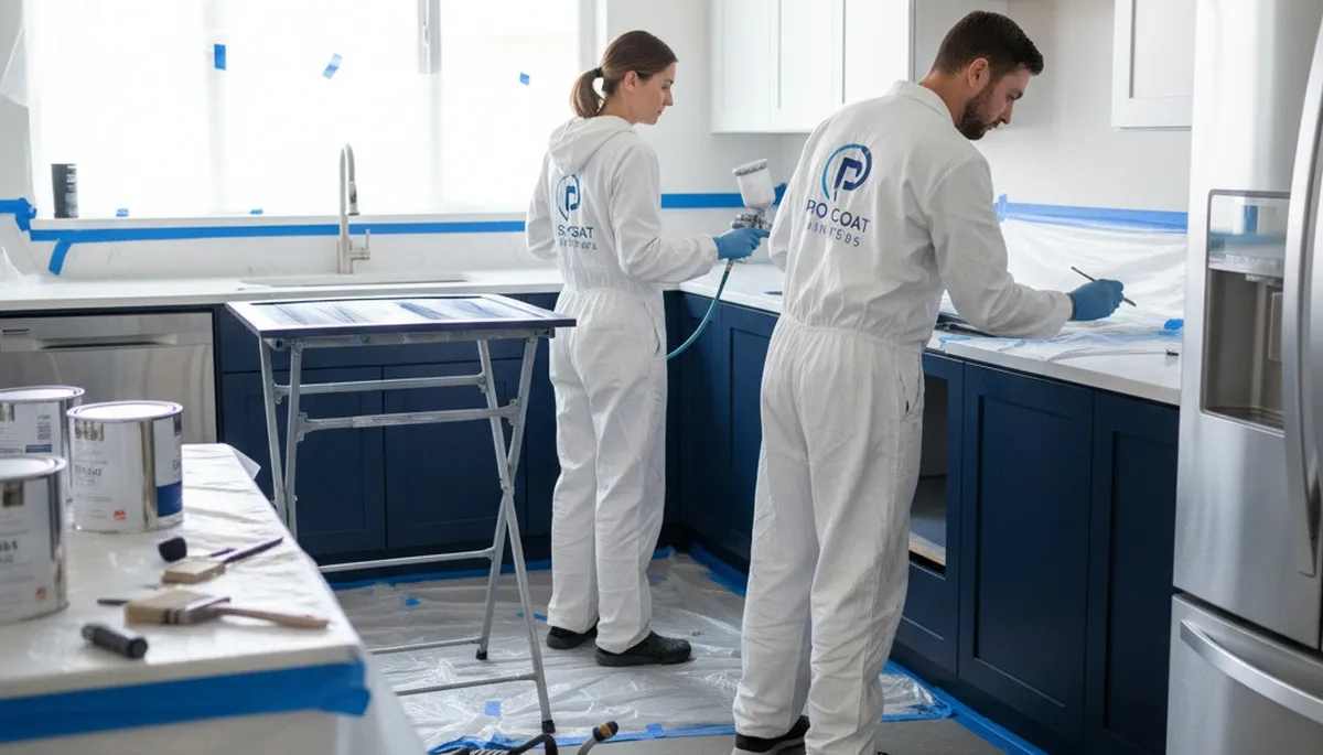 Cabinet painting service in San Jose, CA for durable kitchen cabinet finishes