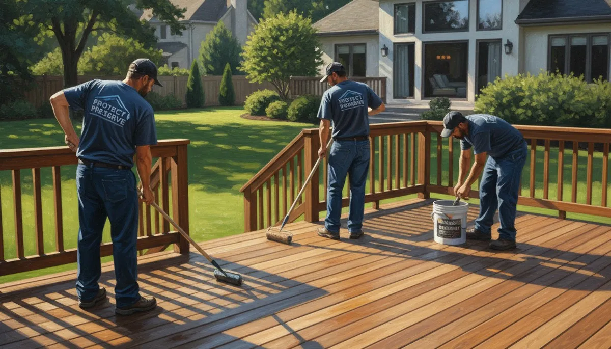 Deck sealing service in San Jose, CA by San Jose Paint Pros for lasting wood protection