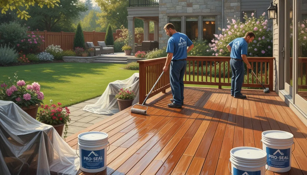 Deck sealing in San Jose, CA by San Jose Paint Pros for lasting wood protection and curb appeal