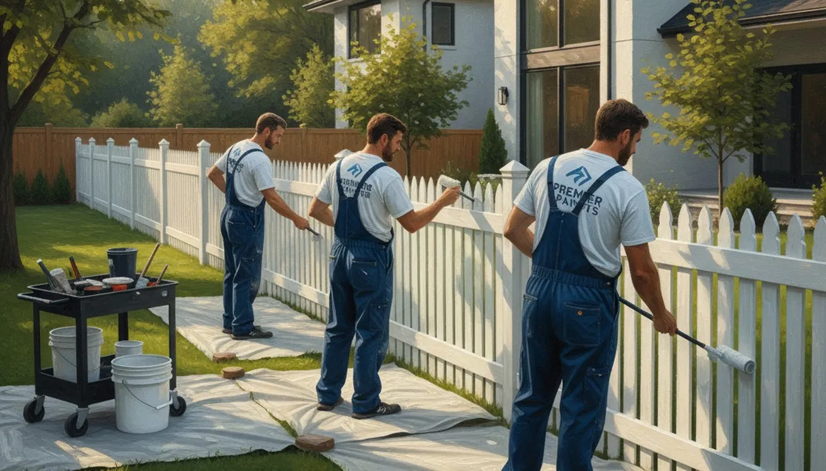 Fence painting service in San Jose, CA by San Jose Paint Pros to protect and improve curb appeal