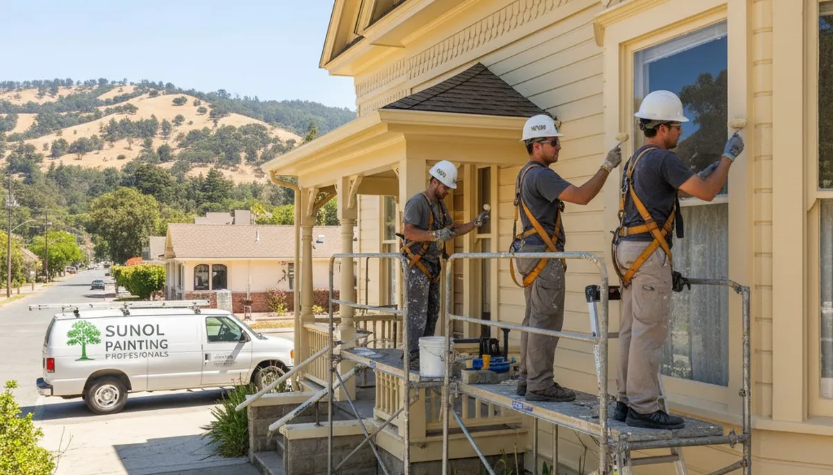 Painting contractor van in San Jose, CA for San Jose Paint Pros service area page